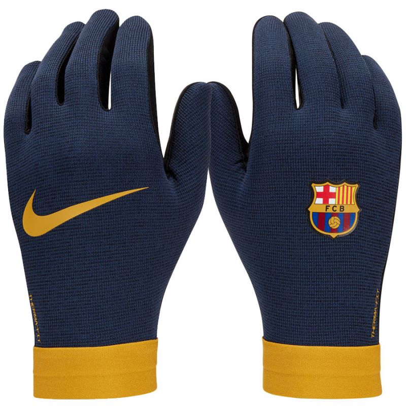 Nike FC Barcelona Academy Thermafit FJ4861-010 Gloves sötétkék kesztyű