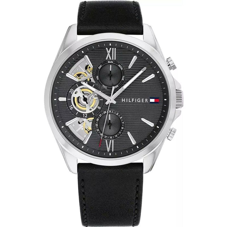 Tommy Hilfiger Baker Open Heart Men's Watch 1710644 + BOX fekete pulóver