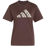 Adidas Animal Graphic Women's T-Shirt Brown 2xs ruházat KT2676