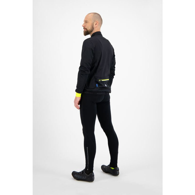 Rogelli PESARO 2.0 black/fluorescent fekete dzseki
