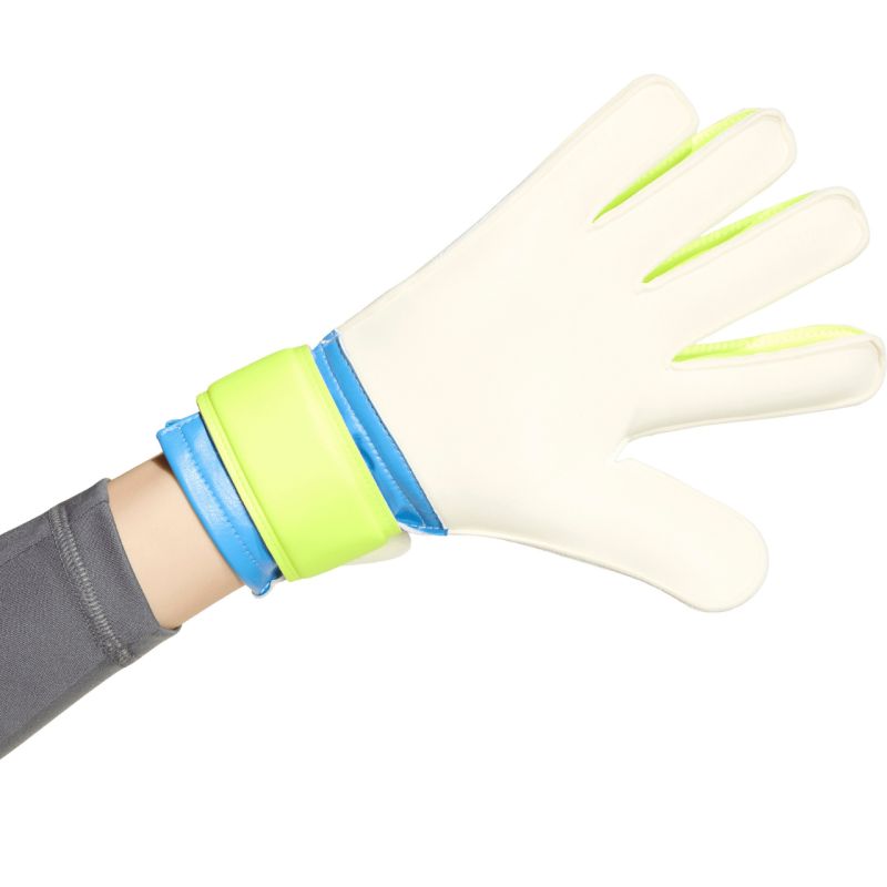 adidas Predator Training Kids' Goalkeeper Gloves White, Yellow, and Blue KA7793 kék kapuskesztyű