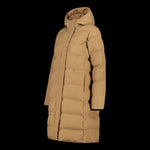 CMP women's long hooded jacket, winter waterproof, insulated, beige ( ) bézs dzseki