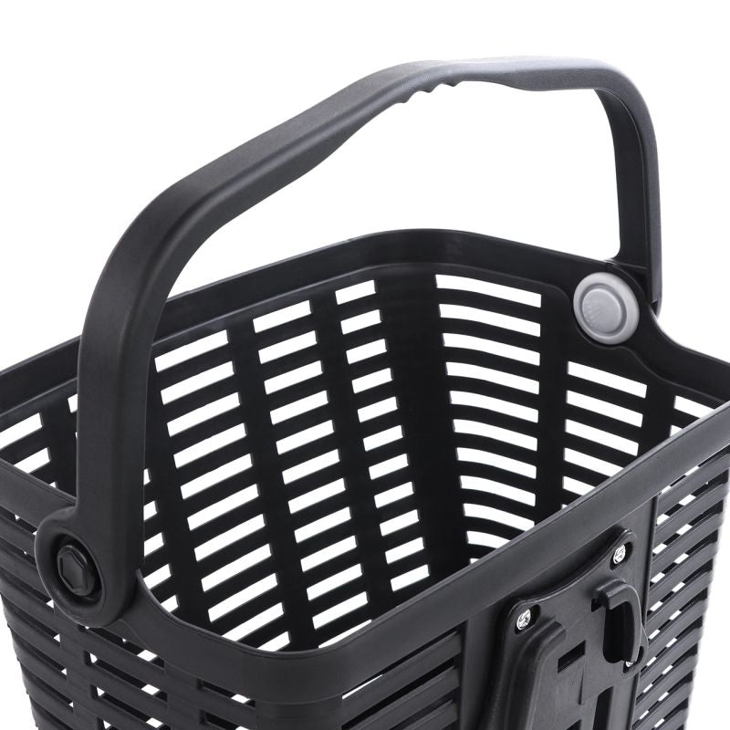 Wozinsky WKR-PK plastic handlebar bicycle basket - black fekete edzőfelszerelés 304004-203977