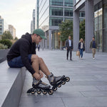 Na22151 Armour Gray Roller Skates Size 38 Nils Extreme szürke görkorcsolya