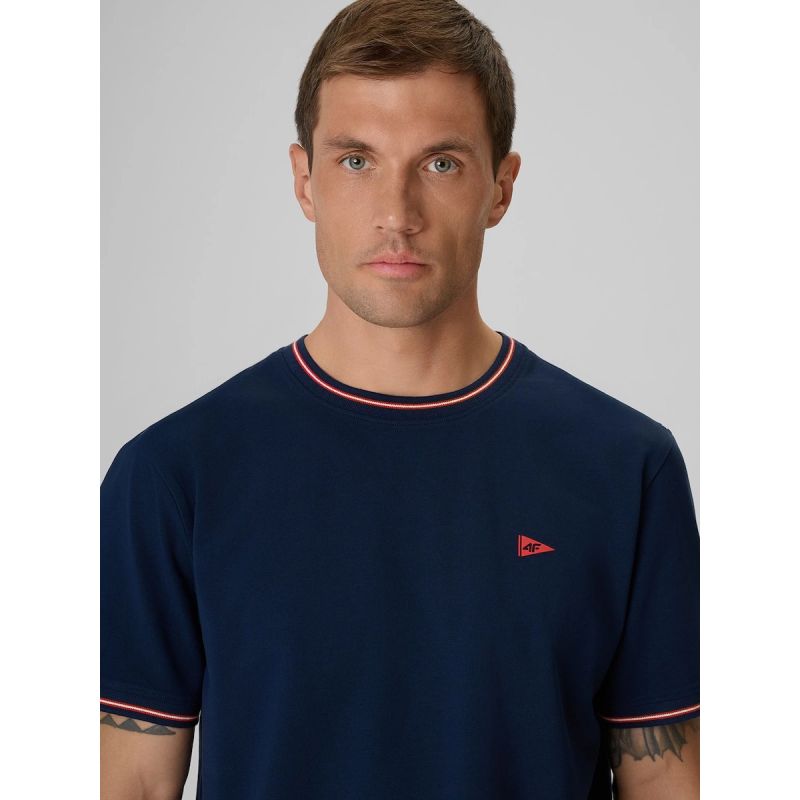 4F Men's regular plain T-shirt póló 4FRSS26TTSHM3997-31S