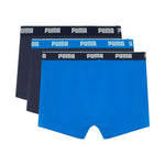 Puma men's boxer 3 pack navy , blue 947130 kék short