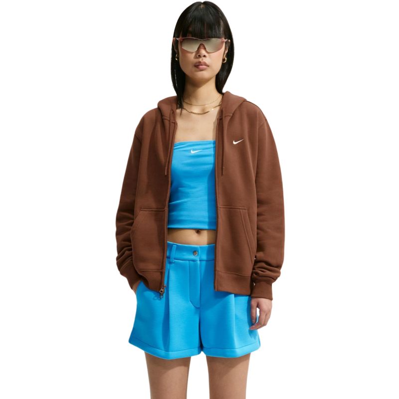 Nike Studio Fleece Medium Weight Women's Sweatshirt Light barna pulóver IM8504259