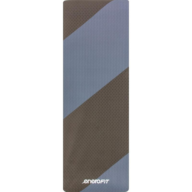 Enero Yoga And Fitness Mat Tpe Anti-Slip Black And Blue Fit fekete mats, training equipment