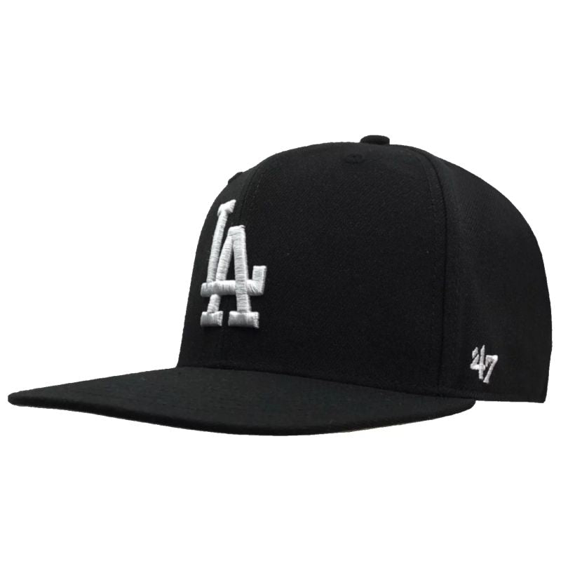 47 Brand Los Angeles Dodgers No Shot 47 Captain 47 Cap Black fekete baseball sapka B-NSHOT12WBP-BKG