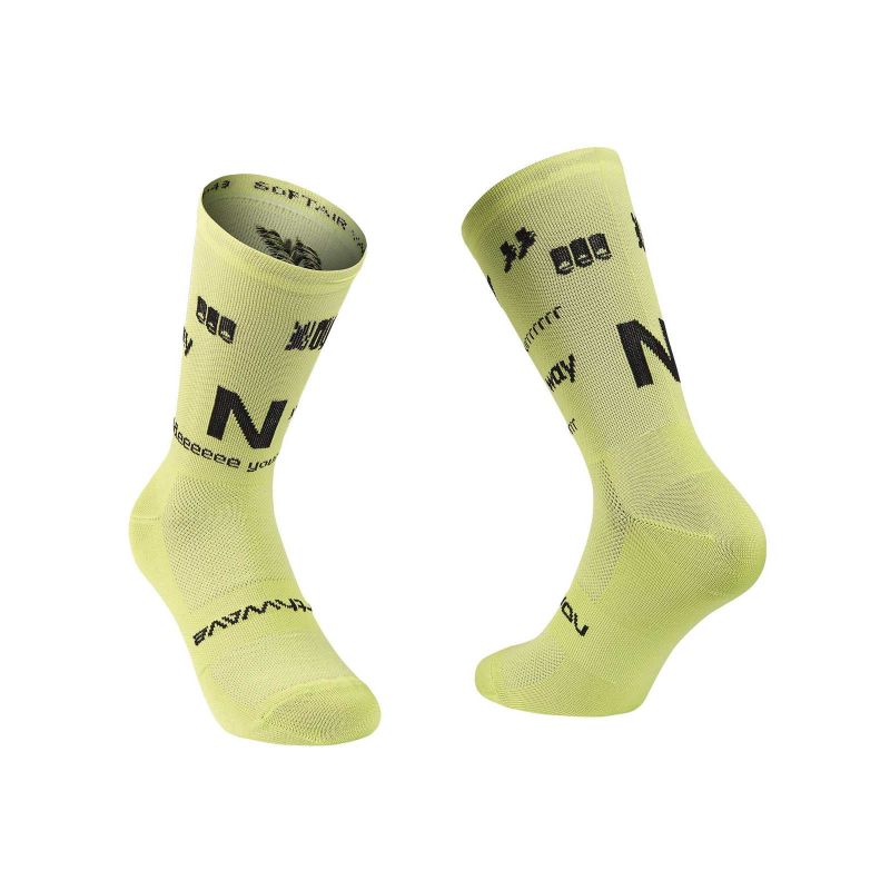 Northwave Type Sock Cycling Socks Yellow sárga zokni C89252102_67