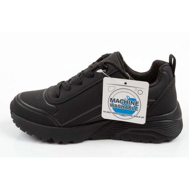 Skechers Uno Lite children's sports fashionable youth fekete utcai cipő 310387L/BBK