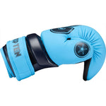 TOP TEN ROTT "GLOSSY BLOCK" Open Gloves jasnoniebieski+xs kesztyű