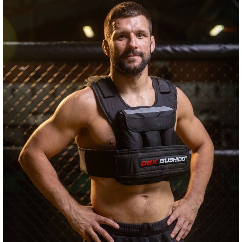 DBX Bushido Weighted Training Vest 6 Inserts (Empty) vests