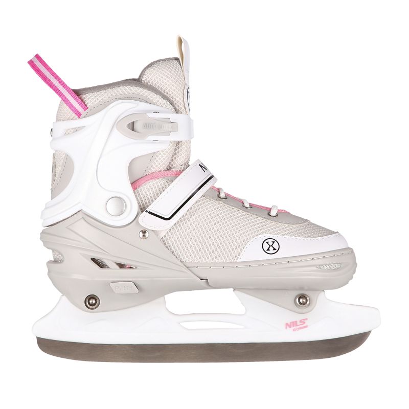 NH18188A 2in1 GREY-PINK SIZE S(29-33) ROLLER SKATING WITH HOCKEY SLIDE NILS EXTREME rózsaszín papucs
