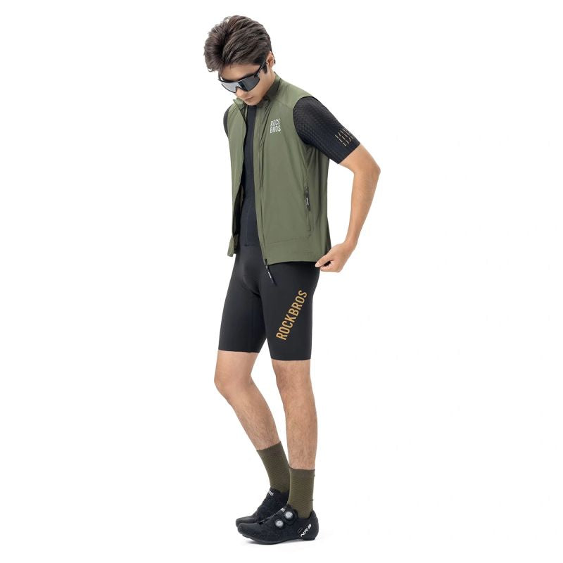 Rockbros Windproof Vest Spring/Autumn Size S - Green zielony \ s vests