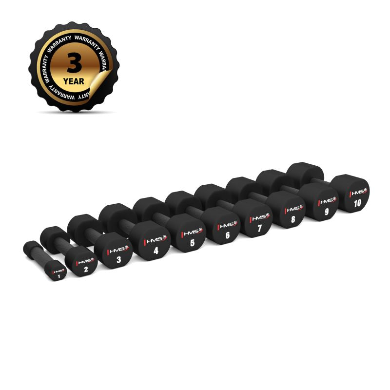 HMS HPT06 2 x 6 KG POLYURETHANE TPU Dumbbells papucs 17-66-215