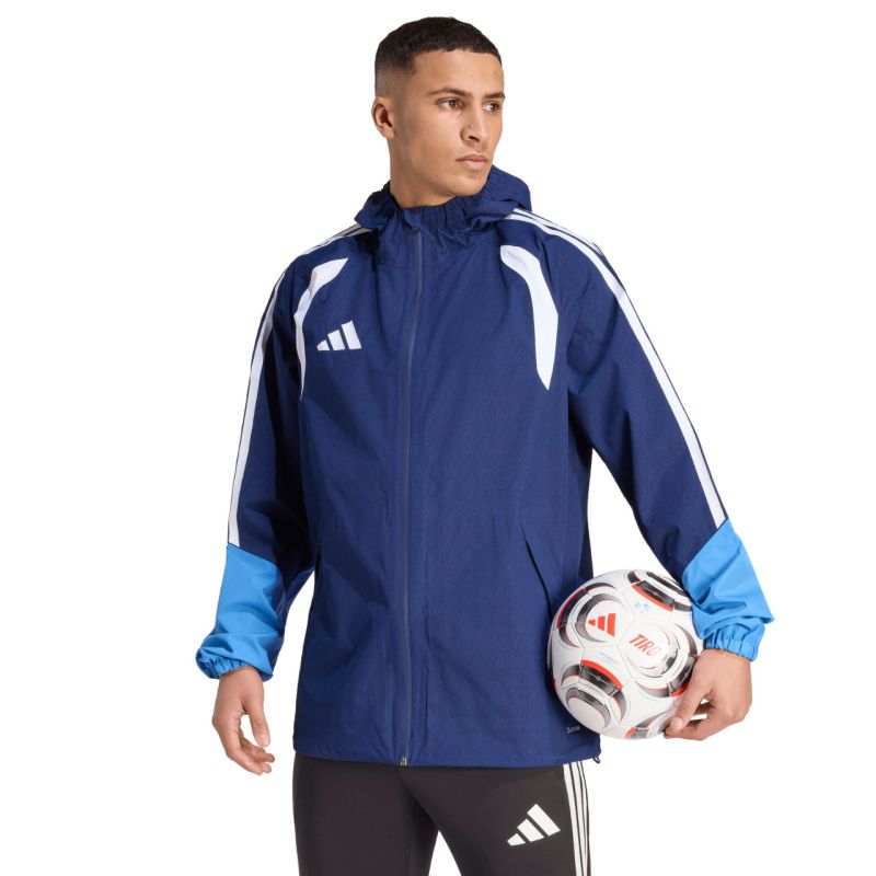 Men's adidas Tiro 26 Rain navy blue JY8963 sötétkék kabát