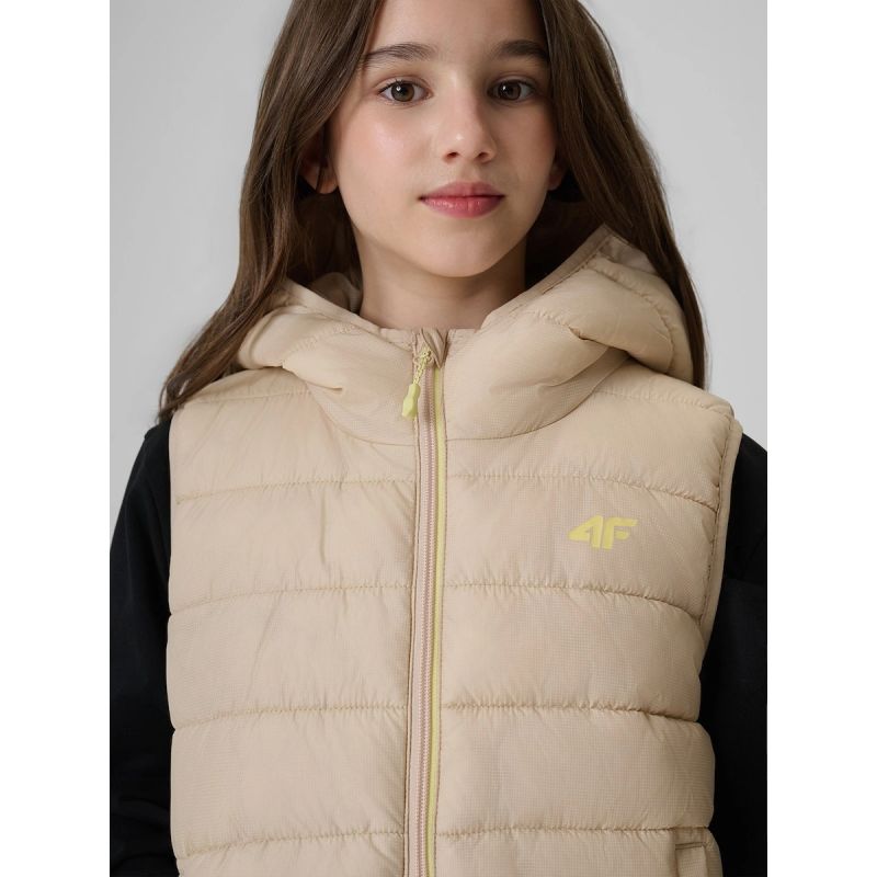 4F Girls' vest with synthetic filling gyerek mellény 4FJRSS26TVJAF396-83S