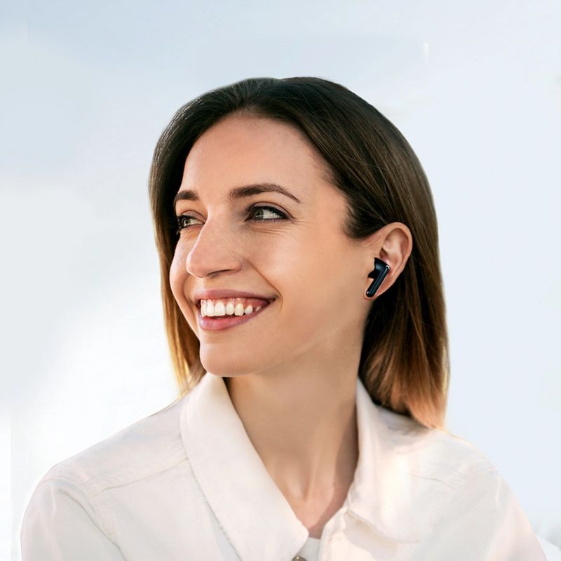 head Joyroom JR-FB1 Funpods Bluetooth 6.0 In-Ear TWS Wireless Headphones - Black fekete headsets