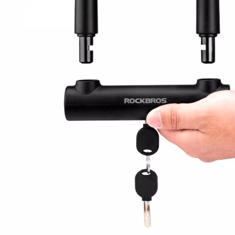 Rockbros U-lock bicycle lock - black