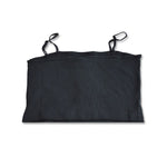Nike Sportswear Essential Rib Crop Top Women's Black/ - DM6737-010 fehér atléta