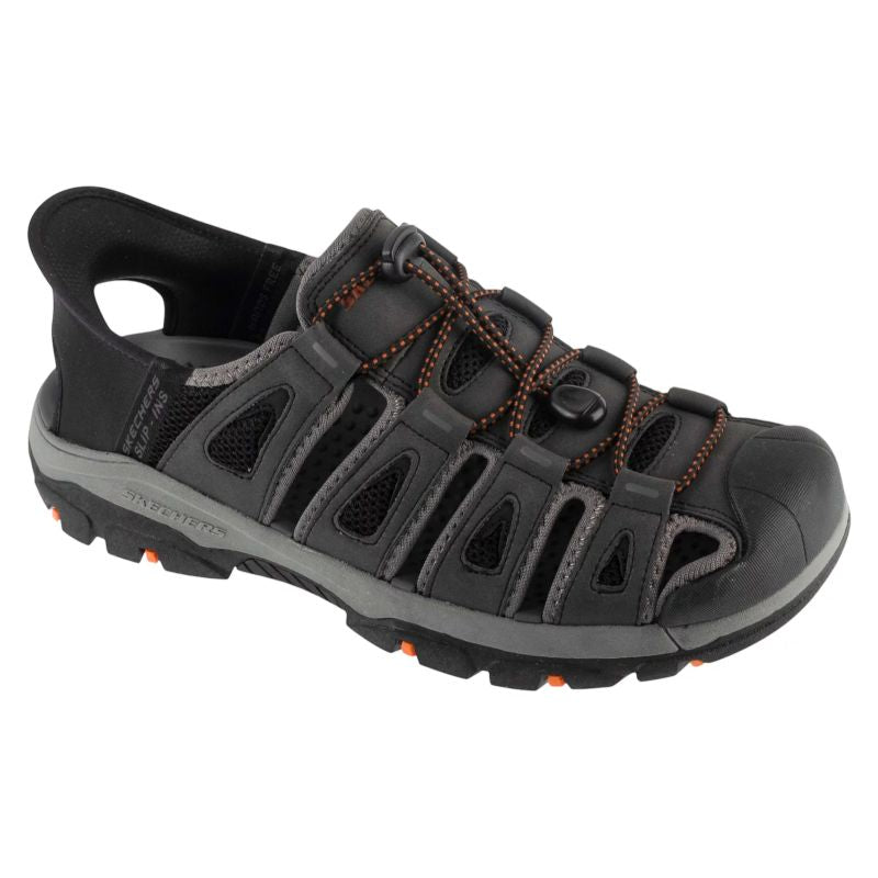 Skechers Slip-Ins: Tresmen - Norvick Black fekete utcai cipő 205187-BLK