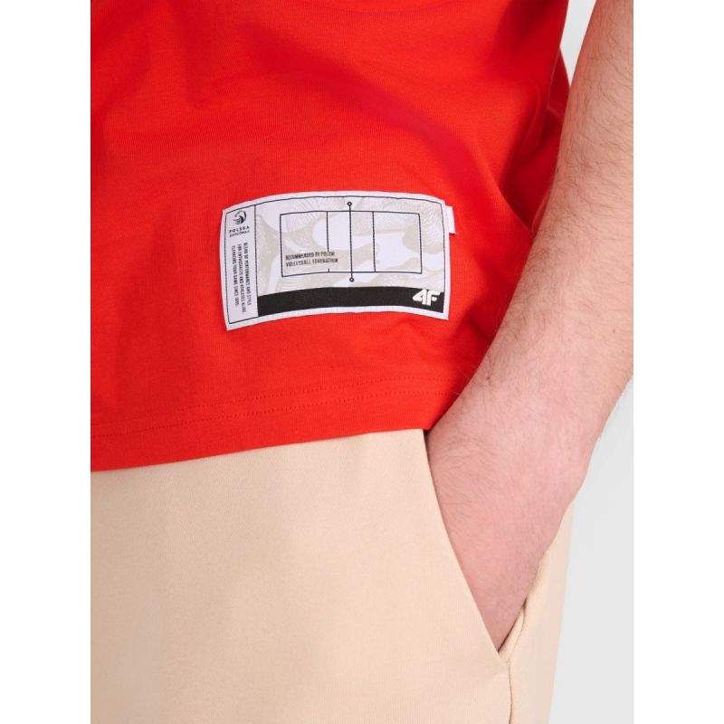 4f Men's regular t-shirt with volleyball print 4FRAW25TTSHM3319-62S Kiegészítő