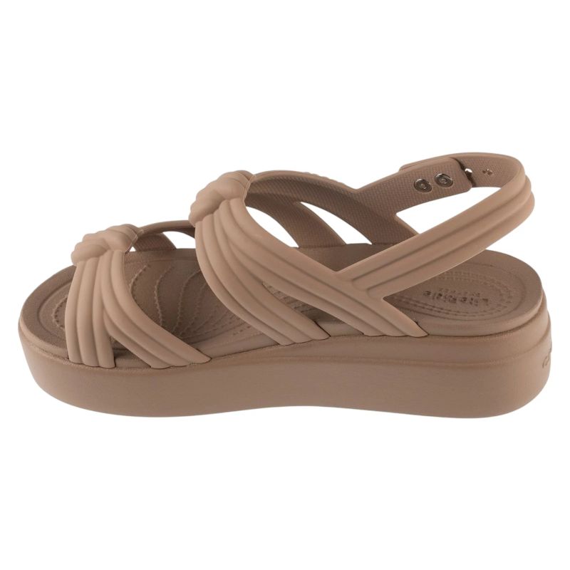 Crocs Brooklyn Knot Low Wedge Sandal Brown 36/37 papucs 212864-2Q9