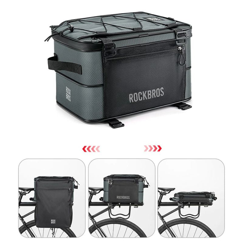 Rockbros A30 ROAD TO SKY Foldable Bike for Trunk 15-30L - Gray szary táska