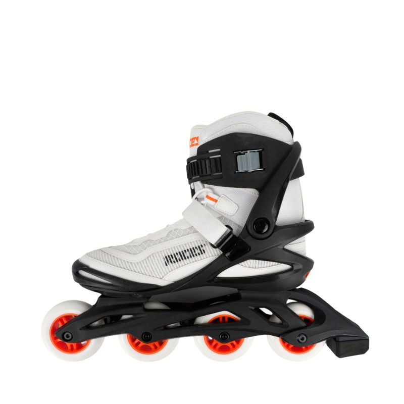 Roces Icon X Rollerblades Black, White, and Orange 400908
