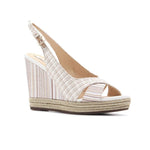Geox D Janira FW D82P6F 0AW11 C5555 wedge bézs utcai cipő
