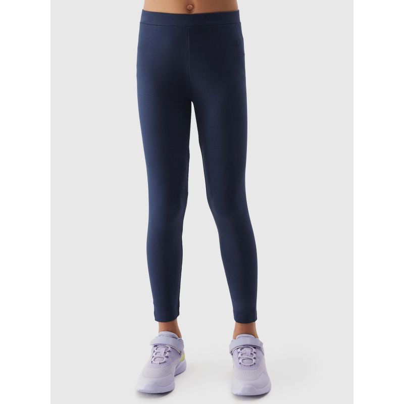 4f Girls' elastic cotton leggings Junior General