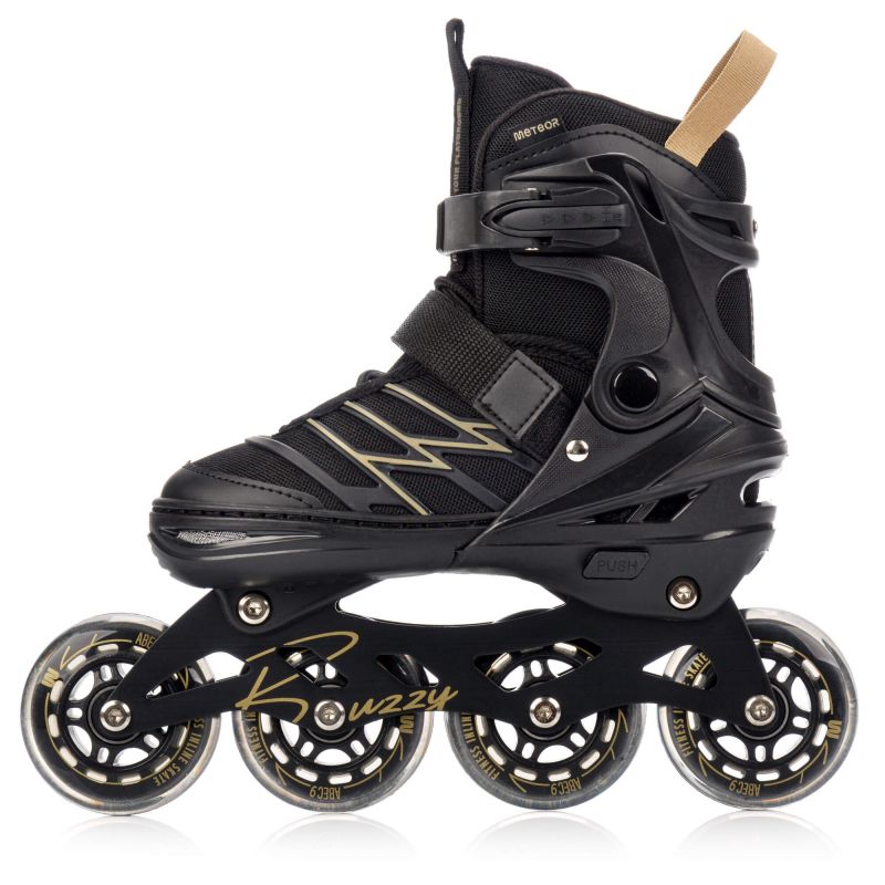 Meteor M 34-38 Buzzy Roller Skates Black/Gold