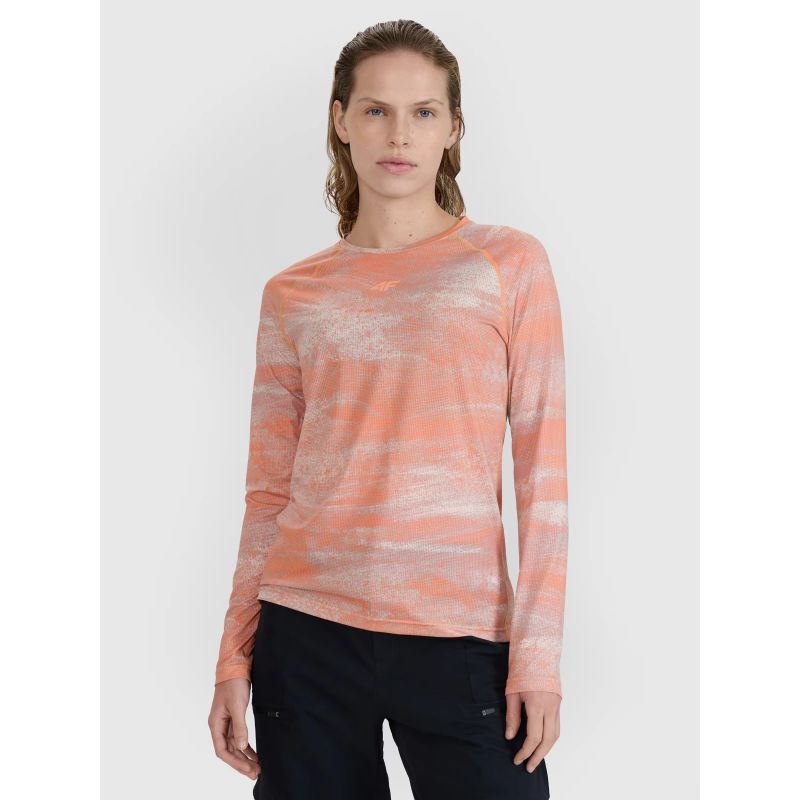 4f Women's quick-drying cycling longsleeve 4FWSS25TFLOF344-70A General