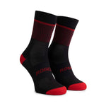 Rogelli HERO II socks black and piros zokni