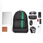 Rockbros H10-BK sports foldable backpack 18 l - black fekete hátizsák