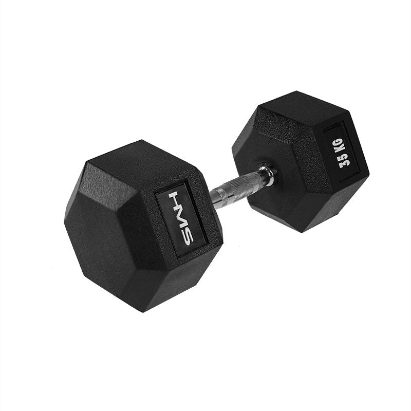 HMS Hex Pro 35 kg dumbbell fekete póló 17-66-125