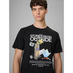 4F Men's regular printed T-shirt póló 4FRSS26TTSHM3811-20S