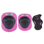 Nils Extreme Protectors Set Black and Pink H210 Size fekete protectors and knee pads, sets