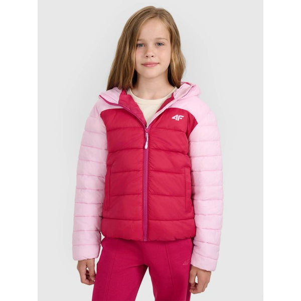 4f Girls' down jacket with synthetic filling 4FJRAW25TDJAF0771-54S Ruházat