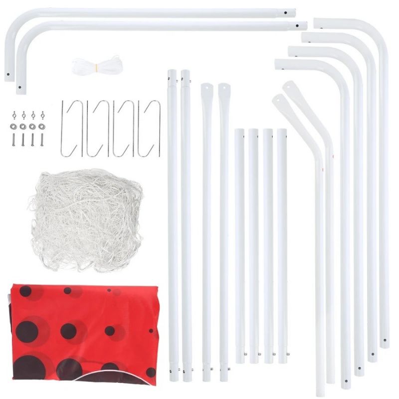 Goal with net and aiming panel Nils BR240P 2in1 240x150cm 10-10-821