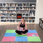 One Fitness Multipack MP10 puzzle mat green-blue-red 9 pieces 10 mm piros edzőfelszerelés 17-63-082