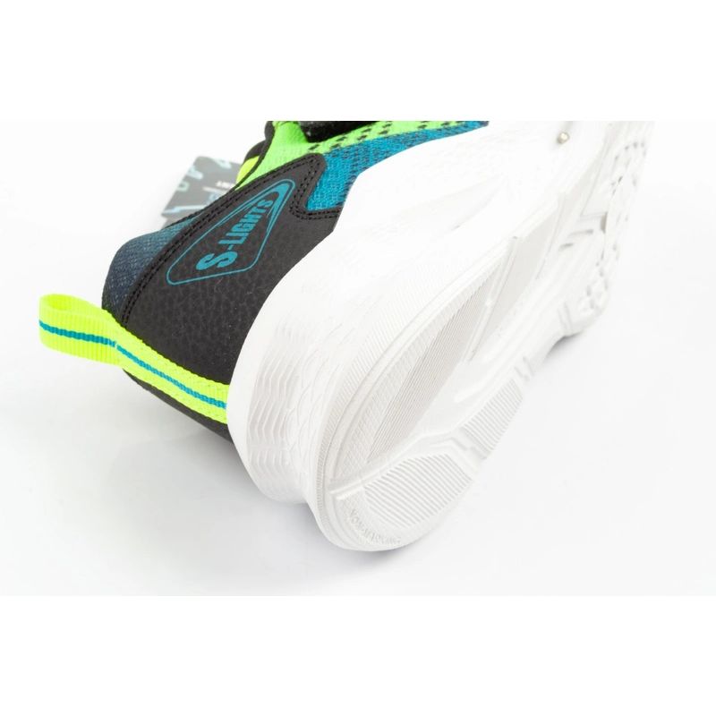 Skechers Meteor-Lights LED Children's Sports for Boys with Velcro utcai cipő 401490LC/LMBK