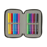 Real Madrid pencil case with equipment triple filled pencil case 37 pcs 412654857