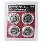 PU 72x24 82A WHITE (4 pcs.) + ABEC-7 (8 pcs.) NILS EXTREME SET