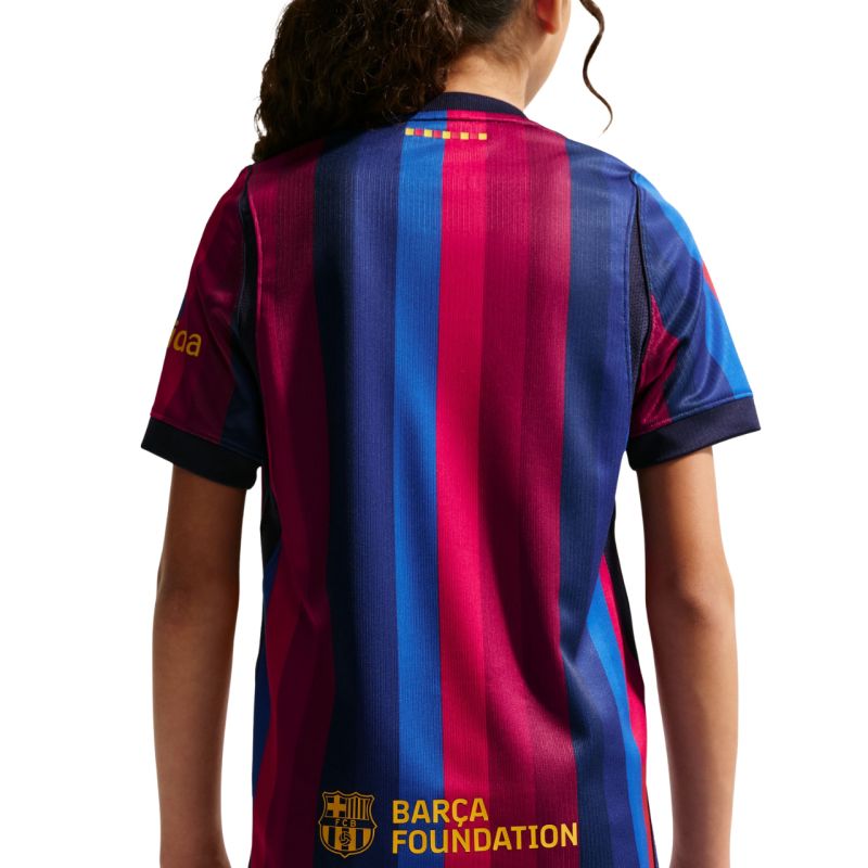 Nike FC Barcelona 2026/27 Stadium Home Kids' Jersey Burgundy kék kiegészítő II1624683