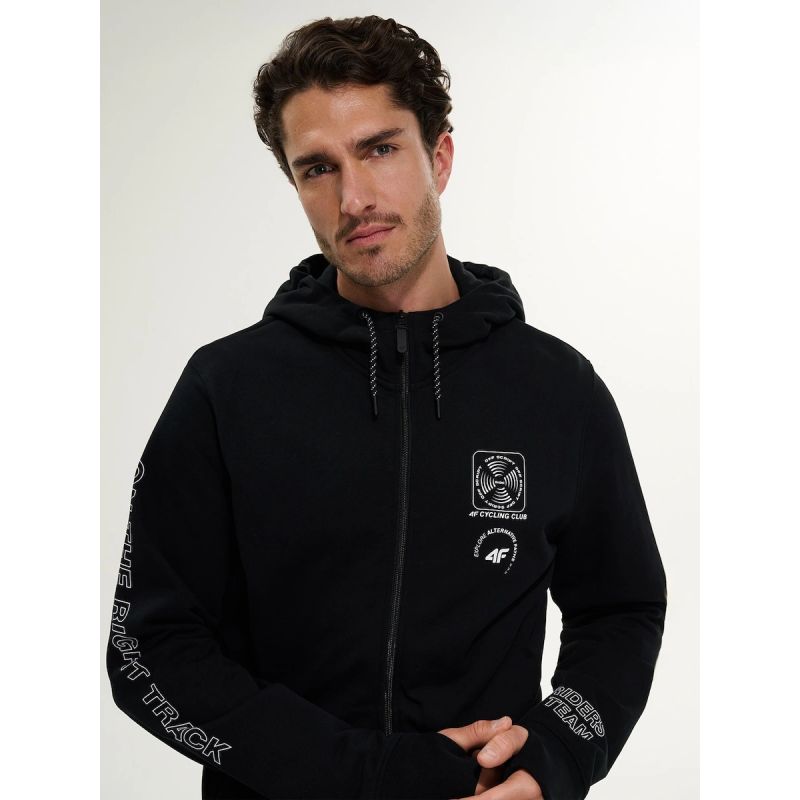 4F Men's relaxed hooded sweatshirt férfi kapucnis pulóver 4FRSS26TSWSM2923-20S