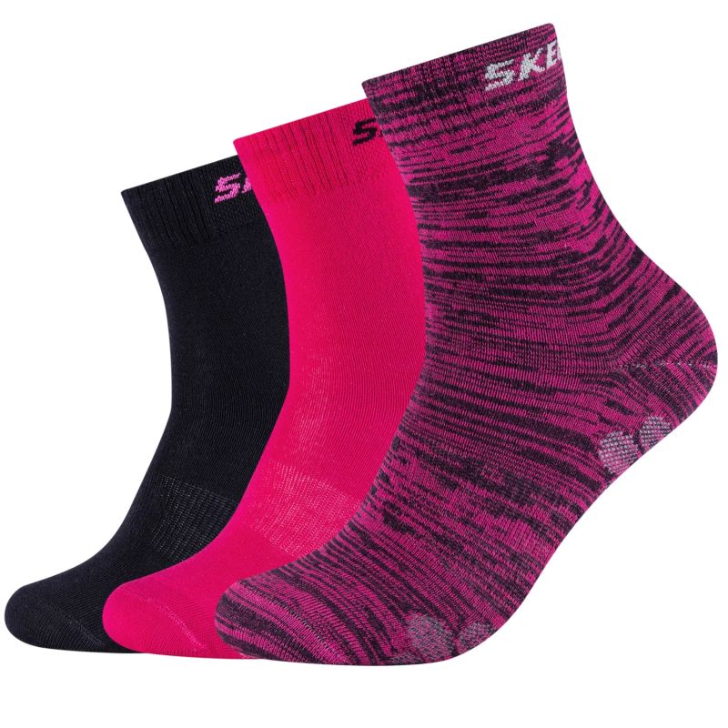 Skechers 3PPK Wm Mesh Ventilation Socks rózsaszín zokni