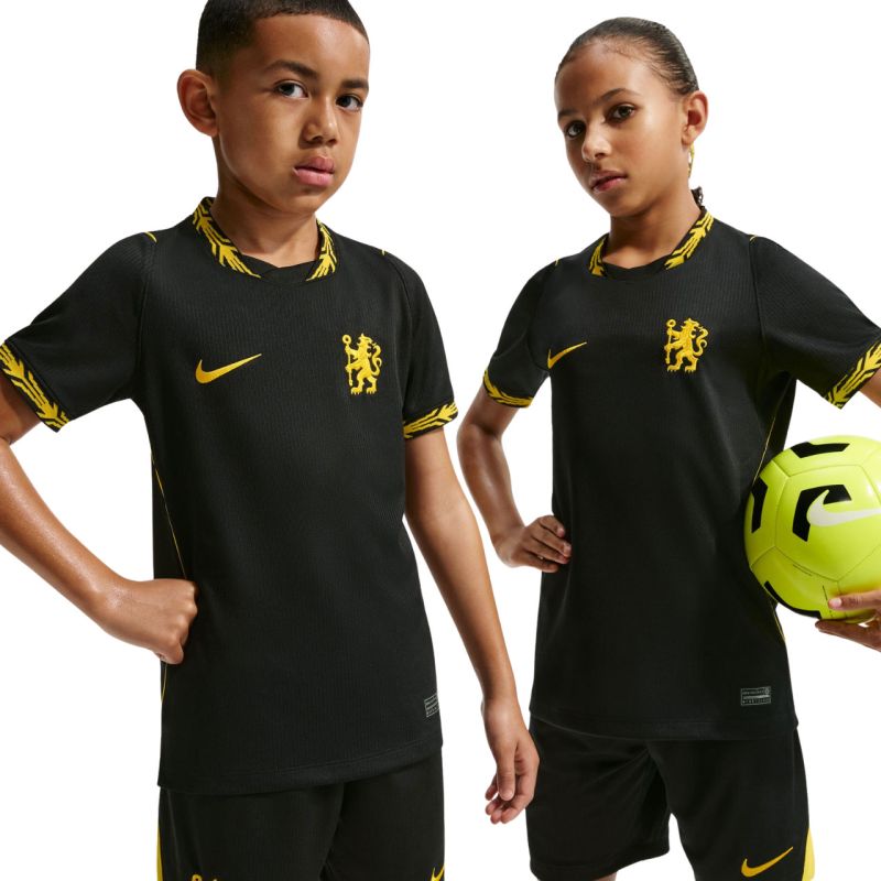 Nike Chelsea FC Stadium 2026/27 Kids' Jersey Black fekete póló II1707011