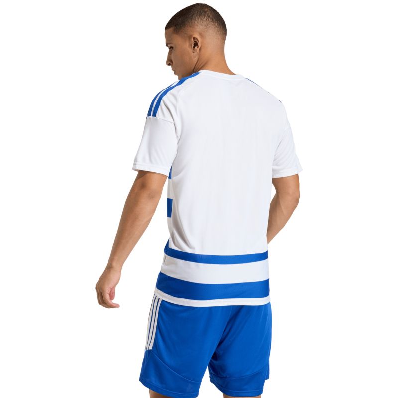 Adidas Men’s Hooped 26 Jersey white- kék férfi póló KF3389